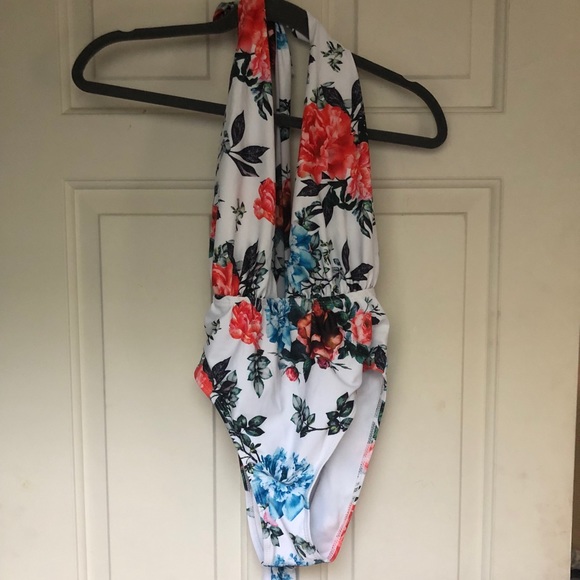 One Piece Backless Bathing Suit - Picture 1 of 2